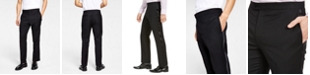 Lauren Ralph Lauren Men's Classic-Fit UltraFlex Stretch Black Solid Tuxedo Pants  